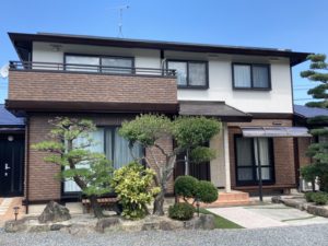 糸島市 Ｋ様邸 屋根・外壁塗装 カルセラ貼り工事　