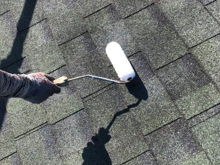 【下塗り】　屋根