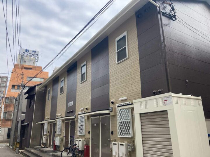 福岡市中央区　寿コーポ　屋根・外壁塗装工事