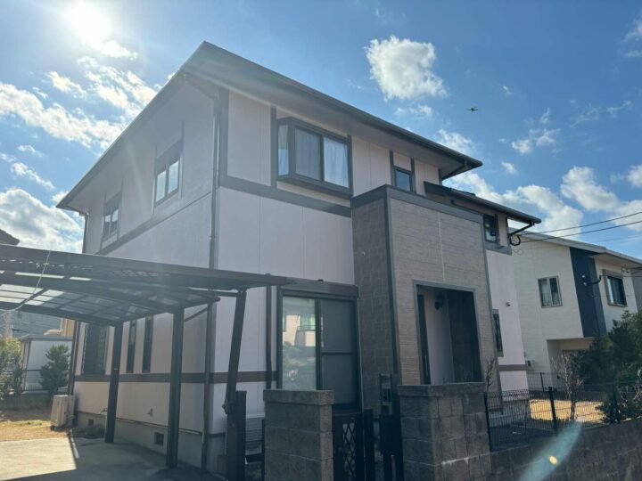 【アフターメンテナンス】糸島市　I様邸　屋根外壁塗装工事