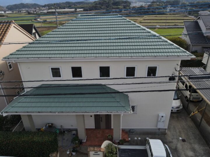 【アフターメンテナンス】糸島市　K様邸　屋根外壁塗装工事