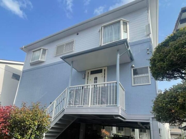 福岡市早良区　Y様邸　軒天塗装工事