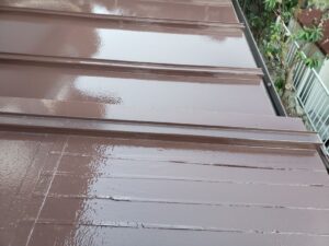 福岡市東区　T様邸　トタン屋根塗装工事