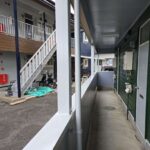 福岡市城南区　H様邸　アパート付帯部塗装工事②