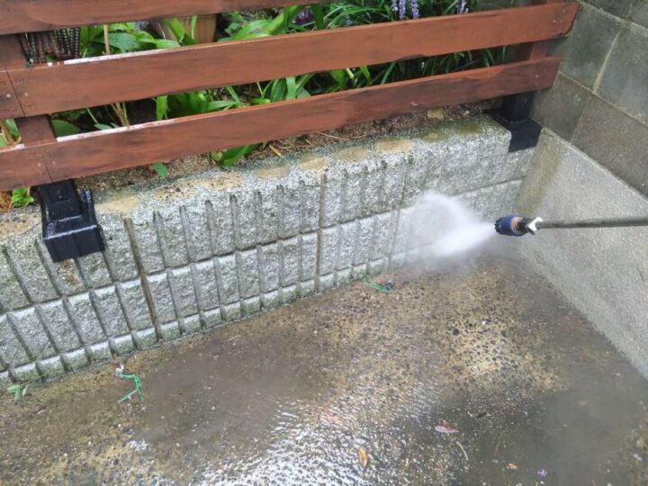 【外塀】高圧洗浄