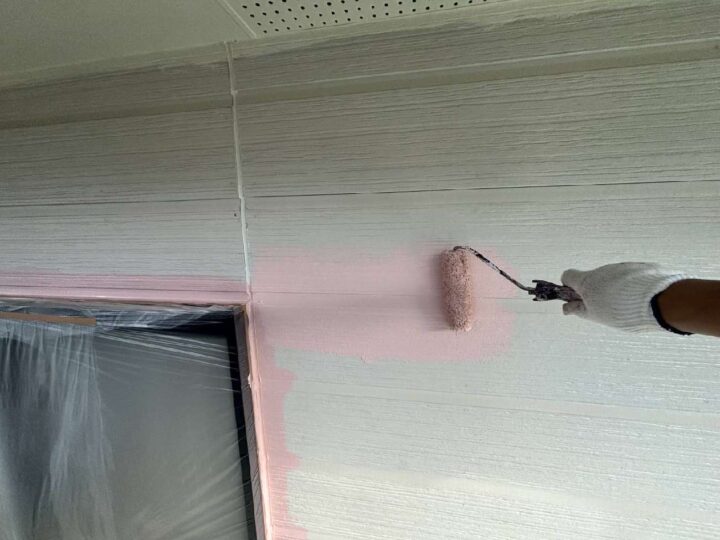 【外壁】中塗り