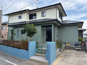 福岡県糸島市　M様邸　付帯部塗装工事①