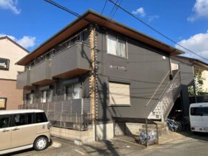 福岡市西区　O様アパート　外壁塗装工事