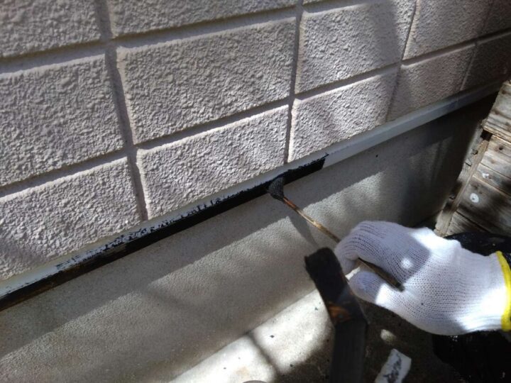 【水切り】上塗り1回目