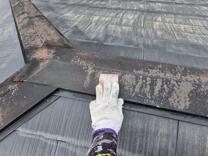 【屋根】ケレン作業