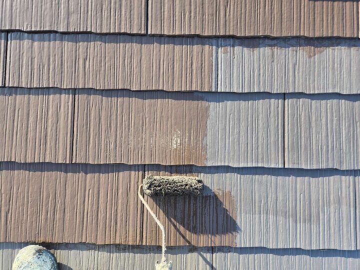 【屋根】上塗り